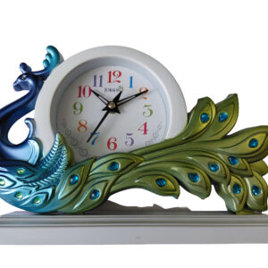 Peacock clock