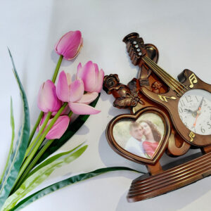 Musical Instrument Photo Frame Clock