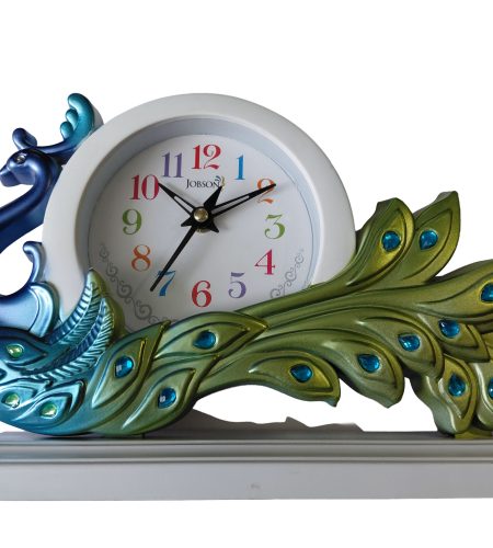 Peacock clock